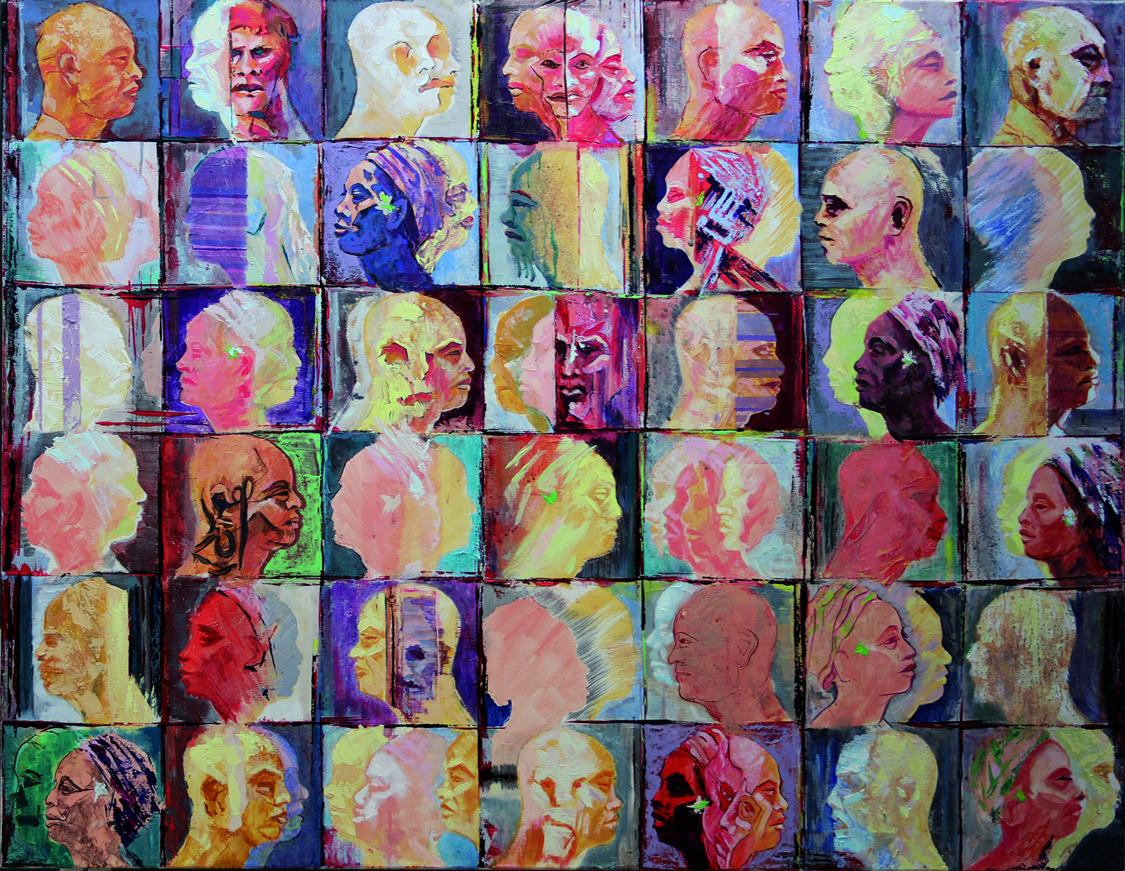 Arte, pintor español de Cañete de las Torres,migrantes,